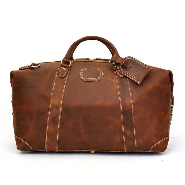 Handmade Leather Duffel Bags for Men